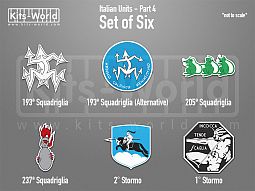 Kitsworld SAV Sticker Set - Italian Units - Part 4 